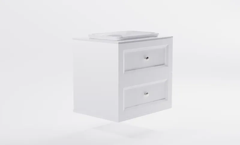 Тумба с раковиной Astra-Form Классик 4631177714276 70 см белый матовый