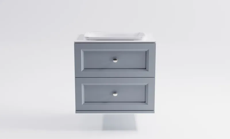 Тумба с раковиной Astra-Form Классик 4631177714290 80 см голубой матовый