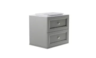 Тумба с раковиной Astra-Form Классик 4631177714306 80 см серый матовый