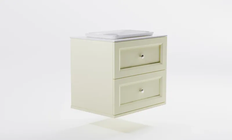 Тумба с раковиной Astra-Form Классик 4631177714252 70 см бежевый матовый