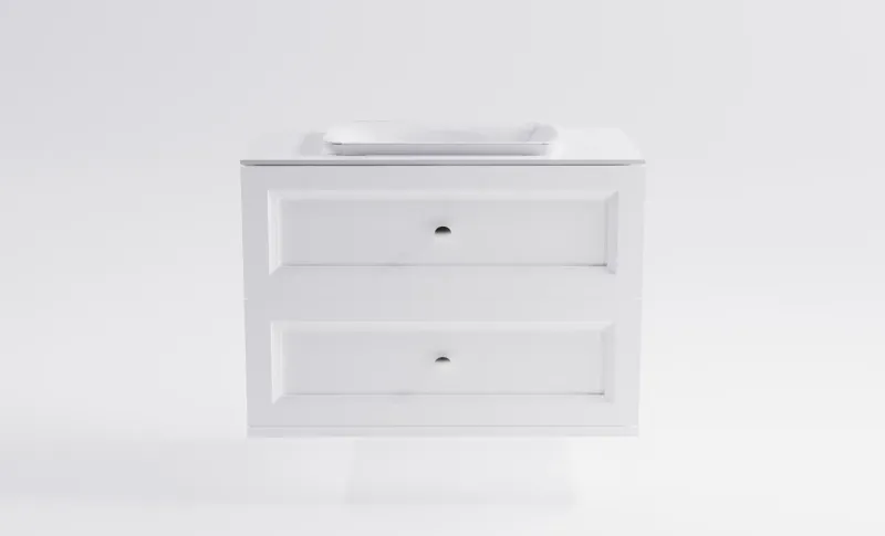 Тумба с раковиной Astra-Form Классик 4631177714399 90 см белый матовый