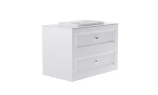 Тумба с раковиной Astra-Form Классик 4631177714399 90 см белый матовый