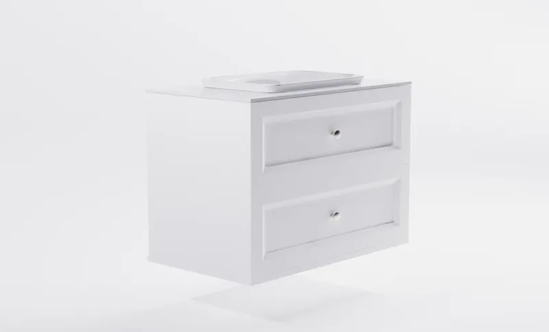 Тумба с раковиной Astra-Form Классик 4631177714399 90 см белый матовый