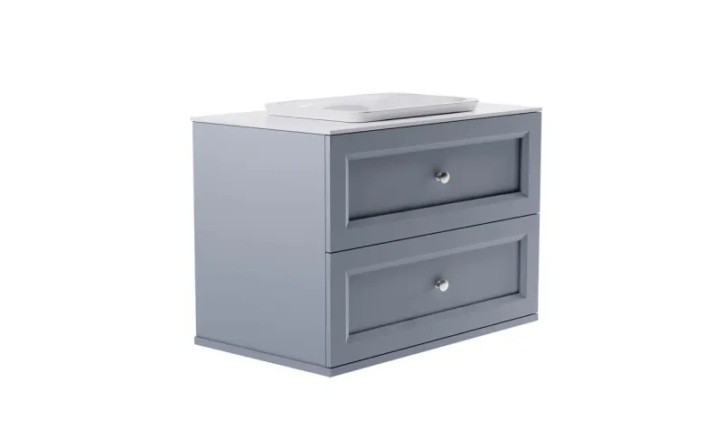 Тумба с раковиной Astra-Form Классик 4631177714412 100 см голубой матовый