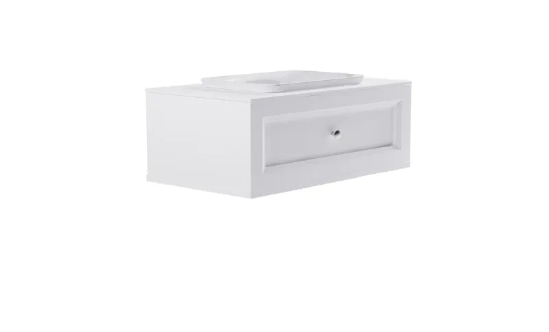 Тумба с раковиной Astra-Form Классик 4631177715655 100 см белый матовый