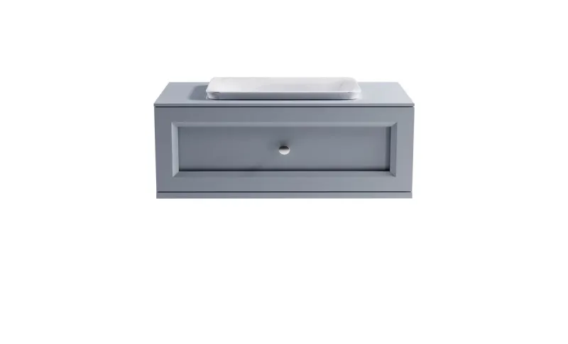 Тумба с раковиной Astra-Form Классик 4631177715617 100 см голубой матовый