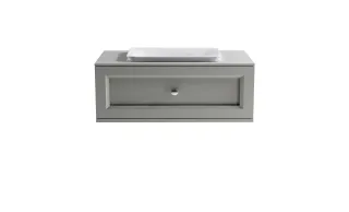 Тумба с раковиной Astra-Form Классик 4631177715624 100 см серый матовый