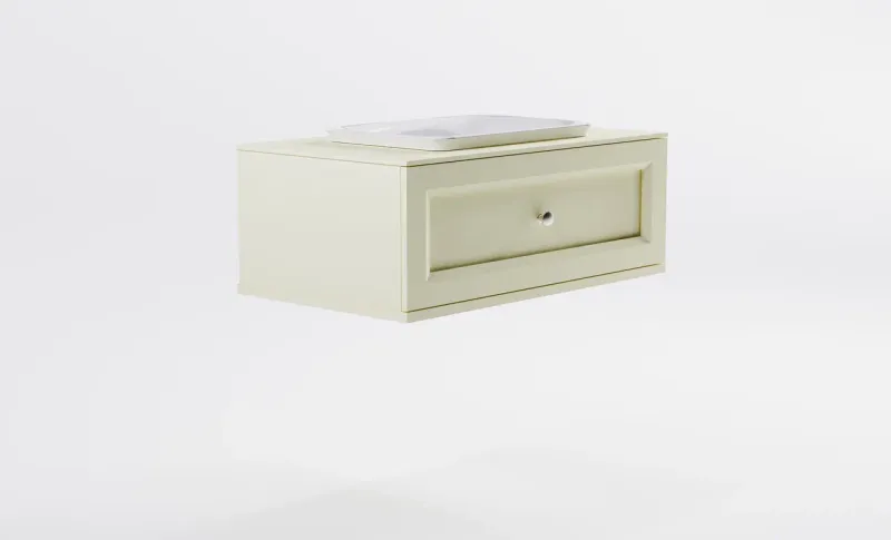 Тумба с раковиной Astra-Form Классик 4631177715570 90 см бежевый матовый