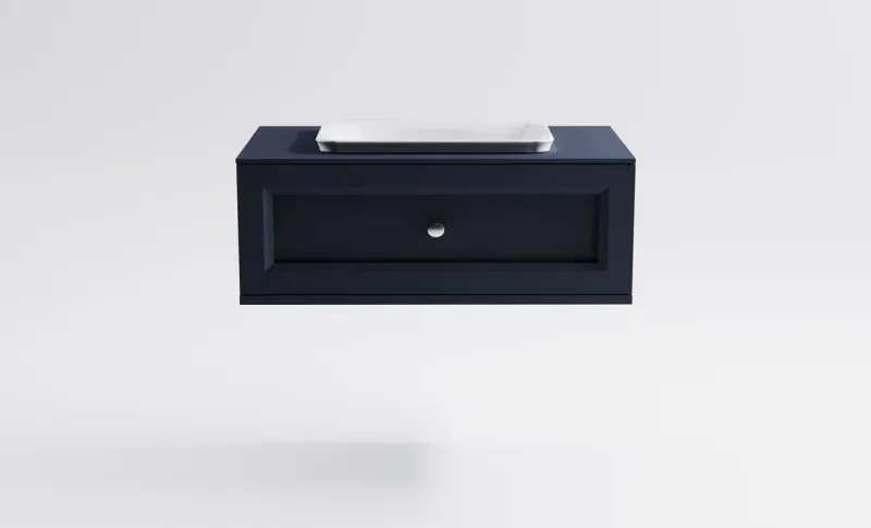 Тумба с раковиной Astra-Form Классик 4631177715587 90 см серый матовый