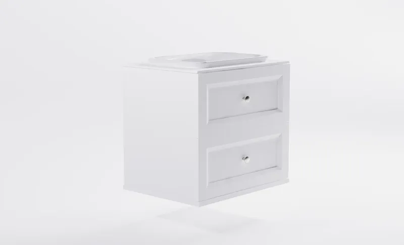 Тумба с раковиной Astra-Form Классик 4631177715716 70 см белый матовый