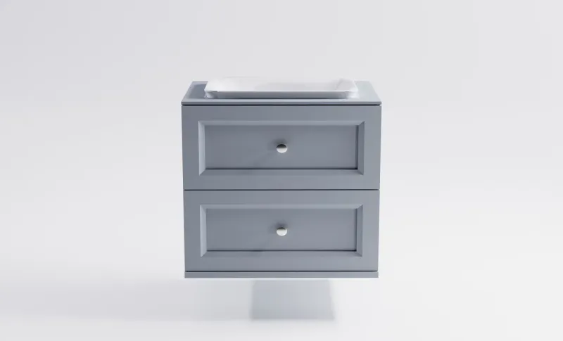 Тумба с раковиной Astra-Form Классик 4631177715679 70 см голубой матовый