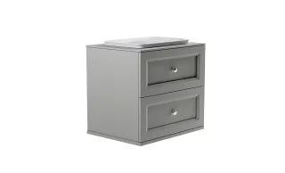 Тумба с раковиной Astra-Form Классик 4631177715747 80 см серый матовый