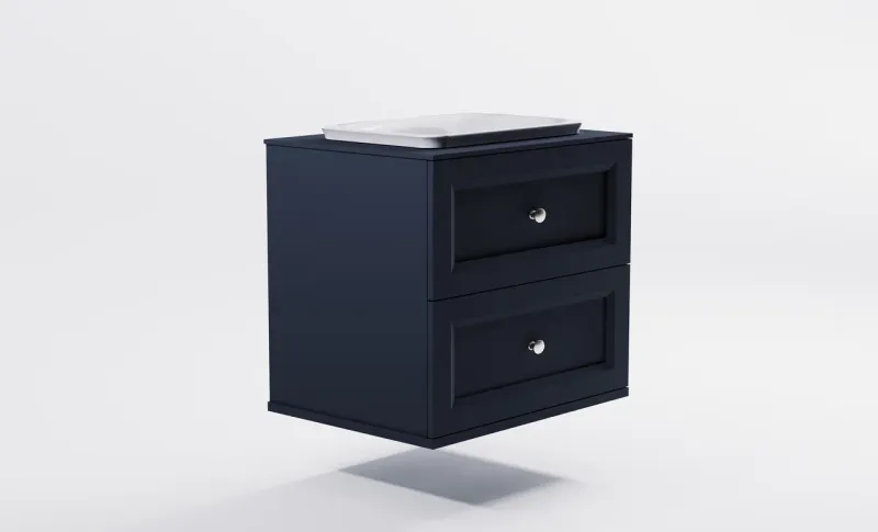 Тумба с раковиной Astra-Form Классик 4631177715761 80 см серый матовый