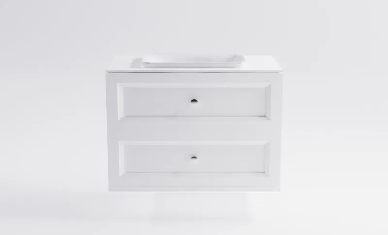 Тумба с раковиной Astra-Form Классик 4631177715891 100 см белый матовый