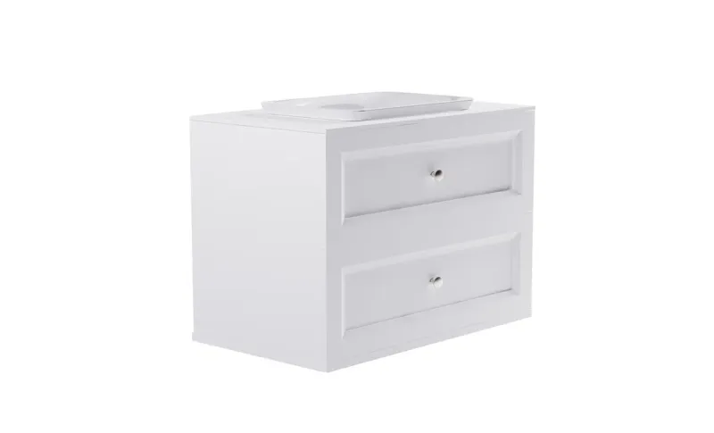 Тумба с раковиной Astra-Form Классик 4631177715839 90 см белый матовый