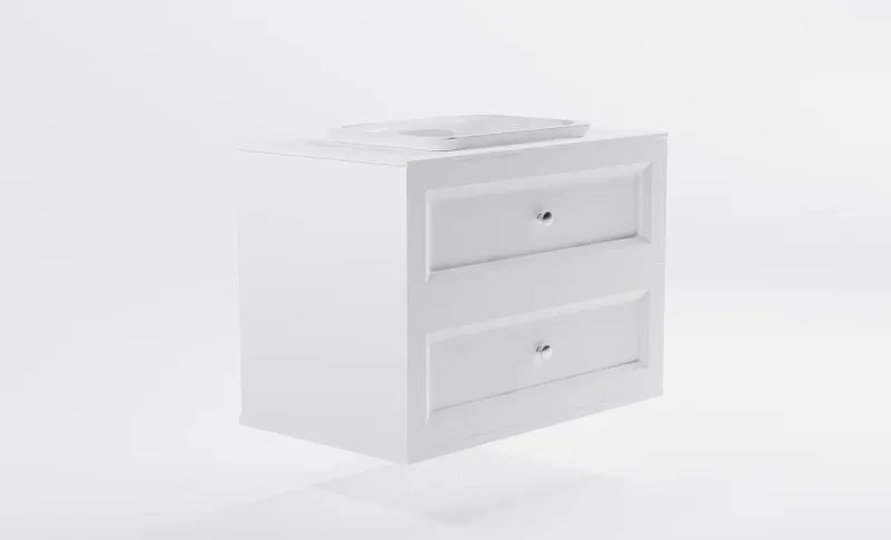 Тумба с раковиной Astra-Form Классик 4631177715891 100 см белый матовый