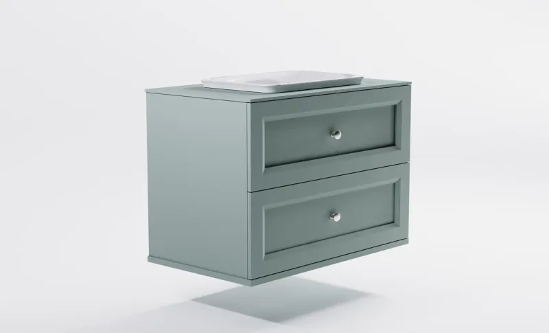 Тумба с раковиной Astra-Form Классик 4631177715846 100 см зелёный матовый