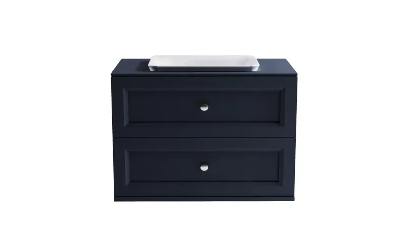 Тумба с раковиной Astra-Form Классик 4631177715822 90 см серый матовый