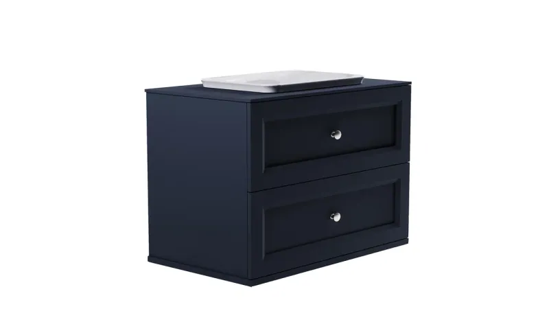 Тумба с раковиной Astra-Form Классик 4631177715822 90 см серый матовый