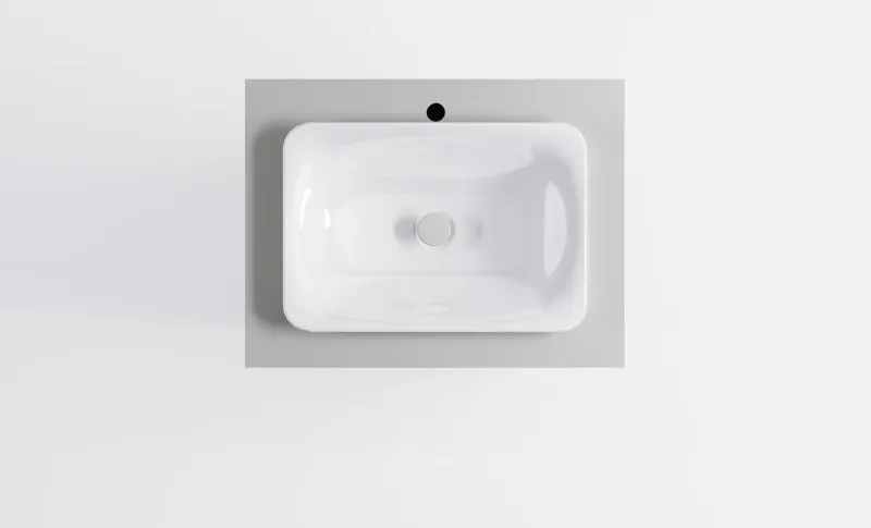 Тумба с раковиной Astra-Form Классик 4631177715747 80 см серый матовый