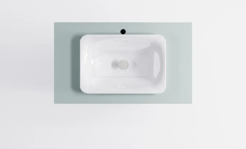 Тумба с раковиной Astra-Form Классик 4631177715549 90 см зелёный матовый