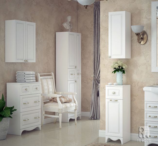 Комод Corozo Классика 55см белый SD-00000329