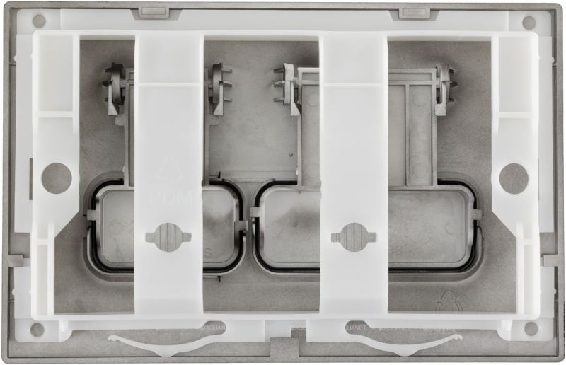 Клавиша смыва Aquanet AQ-PRO-01MB 346764 чёрный матовый