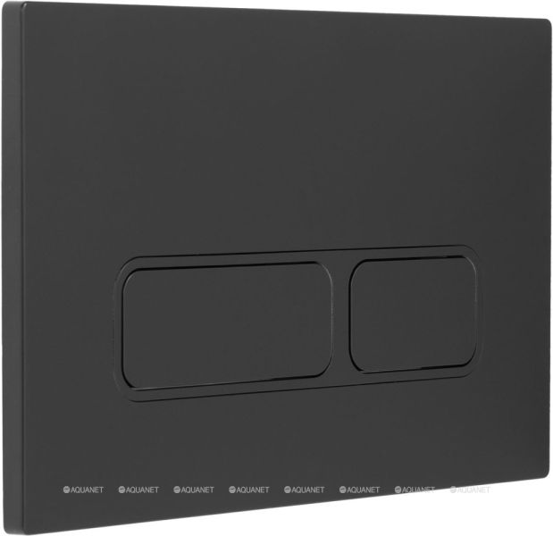 Клавиша смыва Aquanet AQ-PRO-01MB 346764 чёрный матовый