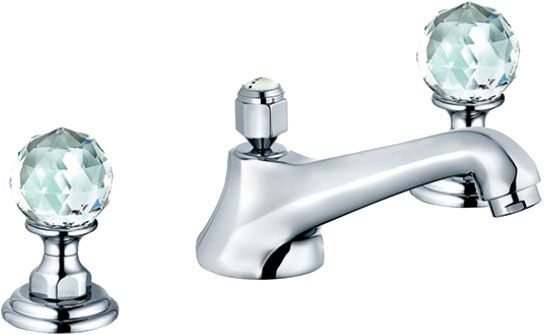 Смеситель для раковины на три отверстия Kludi 1926 хром 5104605G5