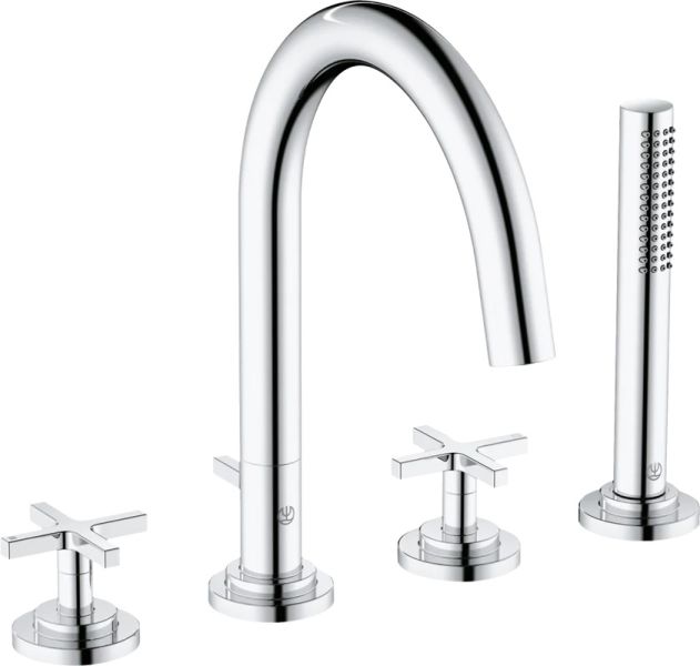 Смеситель на борт ванны Kludi Nova Fonte Puristic 204250520 хром