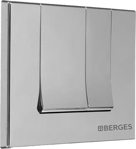 Кнопка для инсталляции BERGES NOVUM S2 матовый хром 040042 Кнопка для инсталляции BERGES NOVUM S2 матовый хром 040042