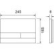 Клавиша смыва TECE TECESpring square S240851 чёрный