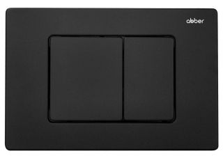 Кнопка смыва ABBER AC0120MB чёрный матовый