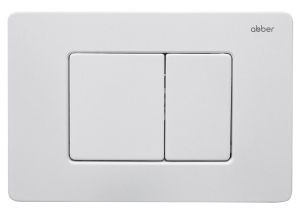 Кнопка смыва ABBER AC0120MW белый матовый