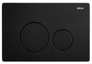 Кнопка смыва ABBER AC0121MB чёрный матовый