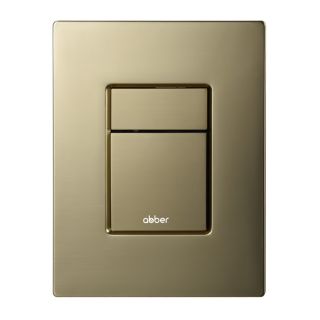 Кнопка смыва ABBER AC0123BG пневматическая брашированное золото