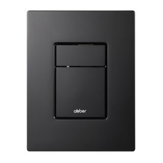 Кнопка смыва ABBER AC0123MB пневматическая чёрный матовый