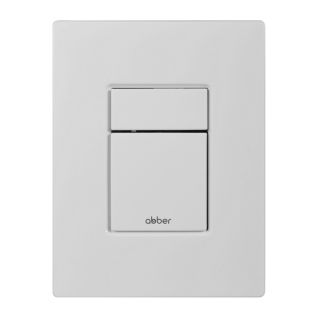 Кнопка смыва ABBER AC0123MW пневматическая белый матовый