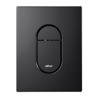 Кнопка смыва ABBER AC0124MB пневматическая чёрный матовый