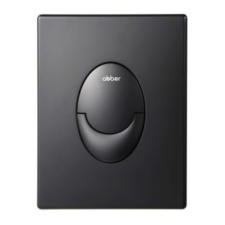 Кнопка смыва ABBER AC0125MB пневматическая чёрный матовый