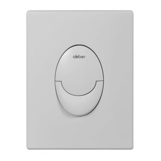 Кнопка смыва ABBER AC0125MW пневматическая белый матовый