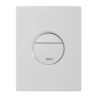 Кнопка смыва ABBER AC0126MW пневматическая белый матовый