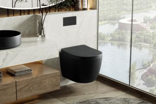 Кнопка смыва ABBER AC0127MB чёрный матовый