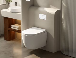 Кнопка смыва ABBER AC0127MW белый матовый
