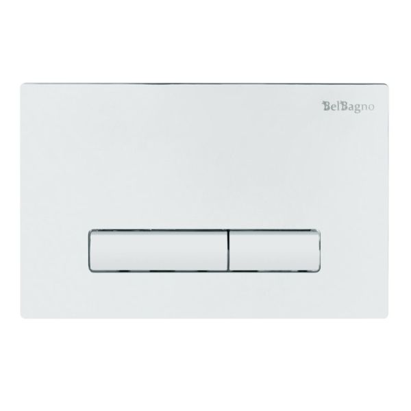 Кнопка смыва BelBagno GENOVA BB018-GV-BIANCO белая
