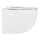 Унитаз подвесной Azario Terso AZ-092E-UQ3 безободковый торнадо белый