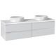 Тумба под раковину Jacob Delafon Madeleine EB2085-J51 120 см со столешницей и светодиодной подсветкой белый матовый