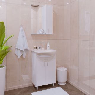 Зеркало-шкаф Corozo Колор 50см белый SD-00000683 Зеркало-шкаф Corozo Колор 50см белый SD-00000683