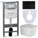Комплект с инсталляцией Ceramica Nova CN3007_1002B_1000 унитаз Metric CN3007 крышка-сиденье с микролифтом и инсталляция Envision CN1002B с чёрной матовой кнопкой смыва Flat Комплект с инсталляцией Ceramica Nova CN3007_1002B_1000 унитаз Metric CN3007 крышка-сиденье с микролифтом и инсталляция Envision CN1002B с чёрной матовой кнопкой смыва Flat