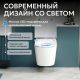 Комплект ABBER подвесной электронный унитаз-биде Bequem AC1119S с инсталляцией AC0101P2